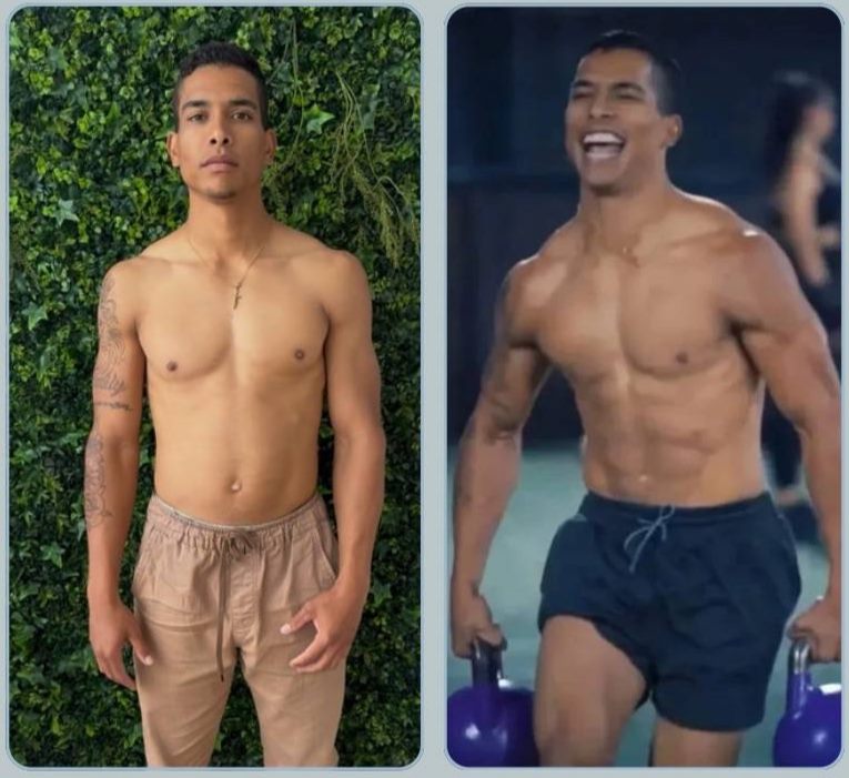 Transformación real de definición y aumento de masa muscular en VC Fit Valdepeñas: antes y después