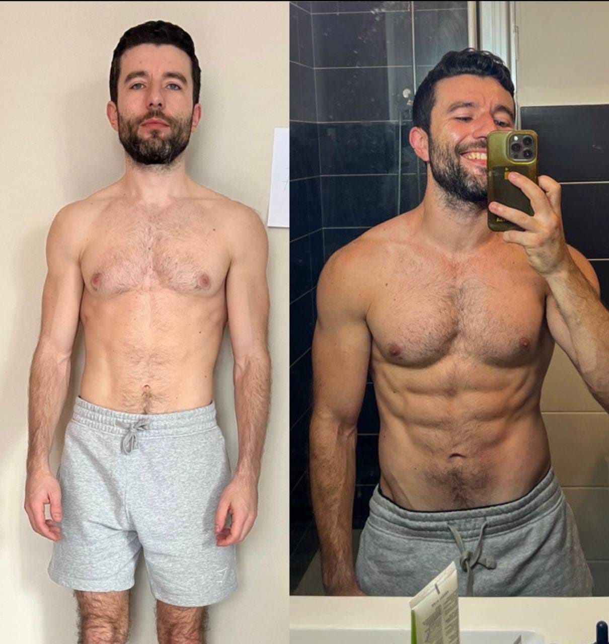 Transformación real de definición y aumento de masa muscular en VC Fit Valdepeñas: antes y después