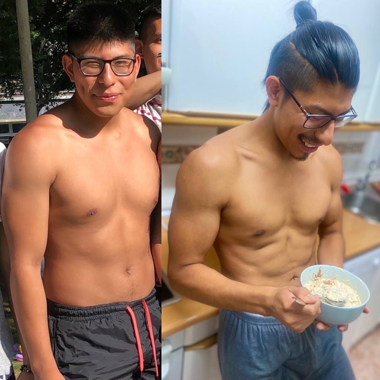 Transformación real de definición y aumento de masa muscular en VC Fit Valdepeñas: antes y después